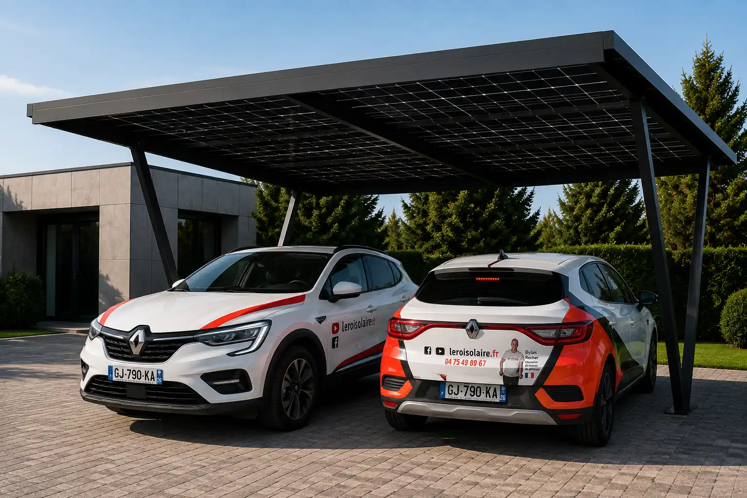 Carport photovoltaïque Manorga Solar