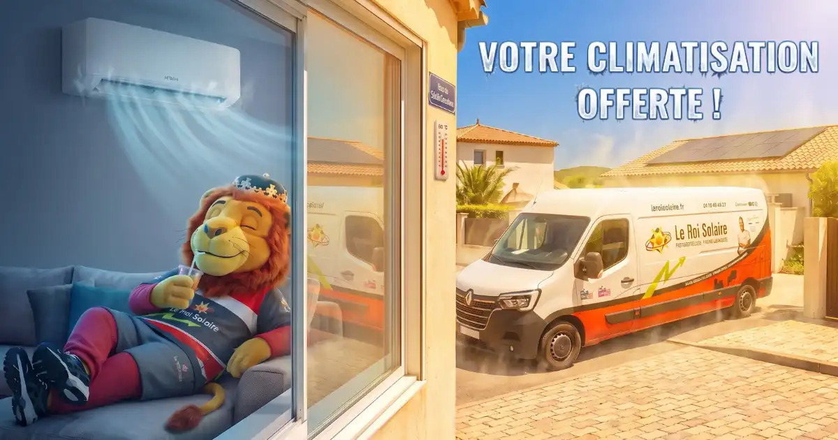 Votre climatisation offerte – Le Roi Solaire
