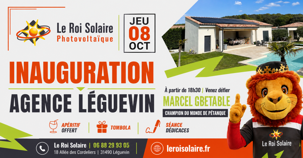 Le Roi Solaire inaugure son agence de Léguevin le 8 octobre