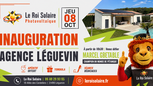 Le Roi Solaire inaugure son agence de Léguevin le 8 octobre