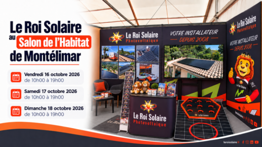Le Roi Solaire vous donne rendez-vous au Salon de l’Habitat de Montélimar 2026